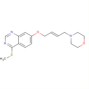 4-Methylthio-7-[(e)-4-morpholinobut-2-en-1-yloxy]quinazoline Structure,320365-87-5Structure