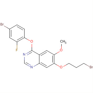 4-(4-Bromo-2-fluorophenoxy)-7-(3-bromopropoxy)-6-methoxyquinazoline Structure,320366-32-3Structure