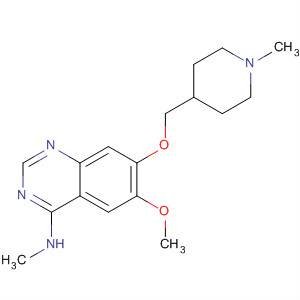 6-Methoxy-4-methylamino-7-(n-methylpiperidin-4-ylmethoxy)quinazoline Structure,320366-57-2Structure