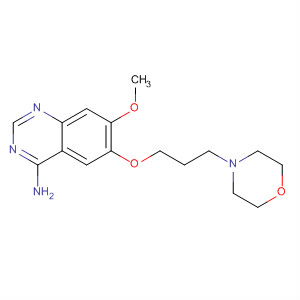 7-Methoxy-6-[3-(4-morpholinyl)propoxy]-4-quinazolinamine Structure,320366-66-3Structure