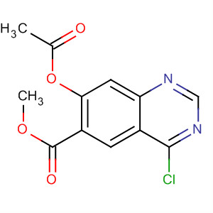 Methyl 7-acetoxy-4-chloroquinazoline-6-carboxylate Structure,320366-76-5Structure