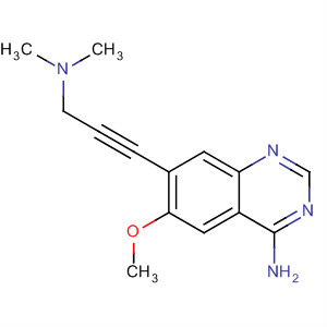 4-Amino-6-methoxy-7-(3-dimethylamino-1-propynyl)quinazoline Structure,320366-88-9Structure