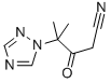 4-Methyl-3-oxo-4-(1h-1,2,4-triazol-1-yl)pentanenitrile Structure,320420-58-4Structure