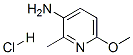 3-Amino-6-methoxy-2-picoline HCl Structure,320577-63-7Structure