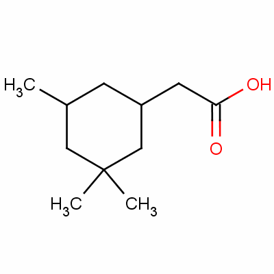 Cyclohexaneacetic acid, 3,3,5-trimethyl- Structure,3213-73-8Structure