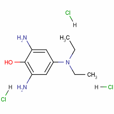 2,6-Diamino-4-(diethylamino)phenol trihydrochloride Structure,32190-99-1Structure