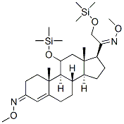 11,21-Bis[(trimethylsilyl)oxy]pregn-4-ene-3,20-dione bis(o-methyloxime) Structure,32206-60-3Structure