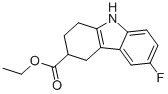 6-Fluoro-2,3,4,9-tetrahydro-1h-carbazole-3-carboxylic acid ethyl ester Structure,322725-63-3Structure