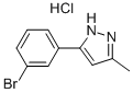 3-(3-BROMOPHENYL)-5-METHYL-1H-PYRAZOLE HYDROCHLORIDE Structure,324054-75-3Structure