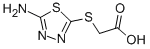 (5-Amino-[1,3,4]thiadiazol-2-ylsulfanyl)-acetic acid Structure,32418-26-1Structure