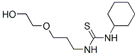 1-Cyclohexyl -3-[3-(2-hydroxyethoxy)propyl ]thiourea Structure,32428-86-7Structure