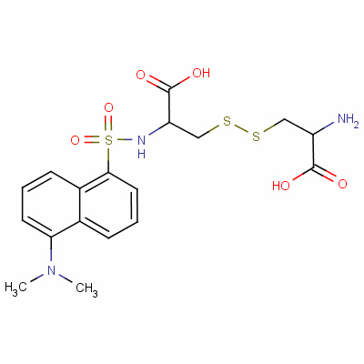 N-[[5-(dimethylamino)-1-naphthalenyl]sulfonyl]-l-cystine Structure,32442-99-2Structure