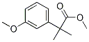 Methyl 2-(3-methoxyphenyl)-2-methylpropanoate Structure,32454-33-4Structure