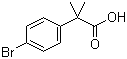 2-(4-Bromophenyl)-2-methylpropionic acid Structure,32454-35-6Structure