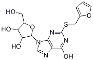 2-[2-(Furan-2-ylmethylsulfanyl)-6-hydroxy-purin-9-yl]-5-hydroxymethyl-tetrahydro-furan-3,4-diol Structure,32465-60-4Structure