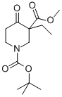 1-Tert-Butyl 3-methyl 3-ethyl-4-oxopiperidine-1,3-dicarboxylate Structure,324769-00-8Structure