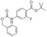 Tert-butyl 4-benzyloxycarbonylamino-2-fluoro-benzoate Structure,324788-98-9Structure