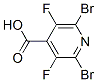 2,6-Dibromo-3,5-difluoropyridine-4-carboxylic acid Structure,325461-60-7Structure