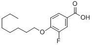 3-Fluoro-4-n-octyloxybenzoic acid Structure,326-78-3Structure