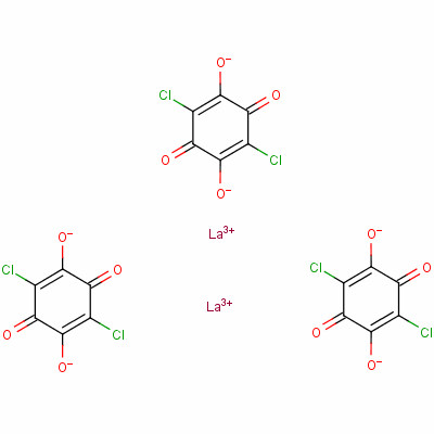 Lan chloranilic acid lanthanum salt n-hydrate Structure,32607-23-1Structure