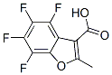 4,5,6,7-Tetrafluoro-2-methyl-1-benzofuran-3-carboxylic acid Structure,3265-72-3Structure