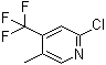 2-Chloro-5-methyl-4-trifluoromethyl-pyridine Structure,326894-70-6Structure