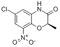 (2R)-6-chloro-2-methyl-8-nitro-2h-1,4-benzoxazin-3(4h)-one Structure,327026-91-5Structure