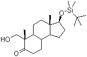 (3S,3aS,6S)-3-(tert-butyldimethylsilyloxy)-6-(hydroxymethyl)-3a,6-dimethyldecahydro-1H-cyclopenta[a]naphthalen-7(2H)-on Structure,327048-93-1Structure