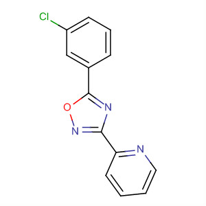 3-(Pyridin-2-yl)-5-(3-chlorophenyl)-1,2,4-oxadiazole Structure,327056-08-6Structure