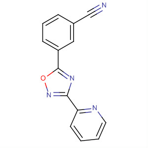 3-(3-(Pyridin-2-yl)-1,2,4-oxadiazol-5-yl)benzonitrile Structure,327056-18-8Structure