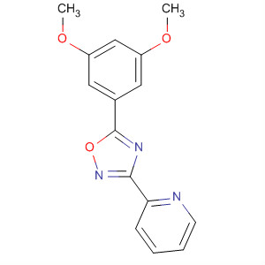 3-(2-Pyridyl)-5-(3,5-dimethoxyphenyl)-1,2,4-oxadiazole Structure,327056-19-9Structure