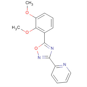 3-(2-Pyridyl)-5-(2,3-dimethoxyphenyl)-1,2,4-oxadiazole Structure,327056-33-7Structure