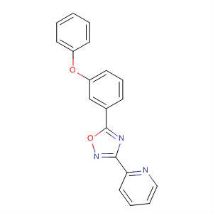 3-(Pyridin-2-yl)-5-(3-phenoxyphenyl)-1,2,4-oxadiazole Structure,327056-35-9Structure