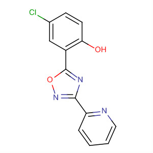 3-(Pyridin-2-yl)-5-(5-chloro-2-hydroxyphenyl)-1,2,4-oxadiazole Structure,327056-42-8Structure