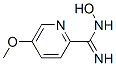 2-Pyridinecarboximidamide,n-hydroxy-5-methoxy-(9ci) Structure,327056-65-5Structure