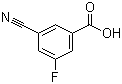 3-Cyano-5-fluorobenzoic acid Structure,327056-74-6Structure