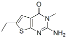 Thieno[2,3-d]pyrimidin-4(3h)-one, 2-amino-6-ethyl-3-methyl- (9ci) Structure,328004-11-1Structure