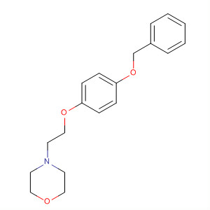 4-[2-[4-(Phenylmethoxy)phenoxy]ethyl]morpholine Structure,328237-83-8Structure