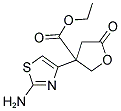 3-(2-Amino-thiazol-4-yl)-5-oxo-tetrahydro-furan-3-carboxylic acid ethyl ester Structure,328275-97-4Structure