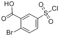 2-Bromo-5-(chlorosulfonyl)benzoicacid Structure,3285-31-2Structure