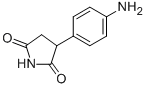 3-(4-Amino-phenyl)-pyrrolidine-2,5-dione Structure,32856-49-8Structure