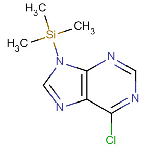 6-Chloro-9-(trimethylsilyl)-9h-purine Structure,32865-86-4Structure