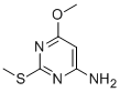 6-Methoxy-2-(methylthio)-4-pyrimidinamine Structure,3289-53-0Structure