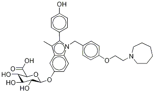 Bazedoxifene 5-beta-d-glucuronide Structure,328933-56-8Structure