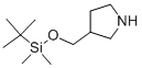 3-(Tert-butyl-dimethyl-silanyloxymethyl)-pyrrolidine Structure,328956-39-4Structure