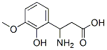 3-Amino-3-(2-hydroxy-3-methoxy-phenyl)-propionic acid Structure,32906-18-6Structure