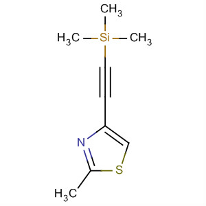 2-Methyl-4-((trimethylsilyl)ethynyl)thiazole Structure,329203-85-2Structure