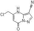 5-(Chloromethyl)-4,7-dihydro-7-oxo-pyrazolo[1,5-a]pyrimidine-3-carbonitrile Structure,329213-60-7Structure