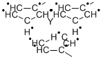 Tris(methylcyclopentadienyl)yttrium(III) Structure,329735-72-0Structure