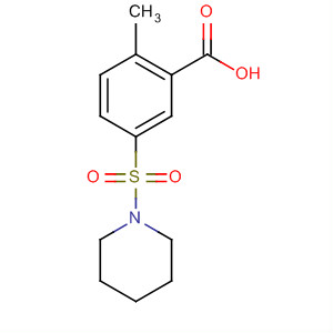 2-Methyl-5-(1-piperidinylsulfonyl)benzoic acid Structure,329908-47-6Structure